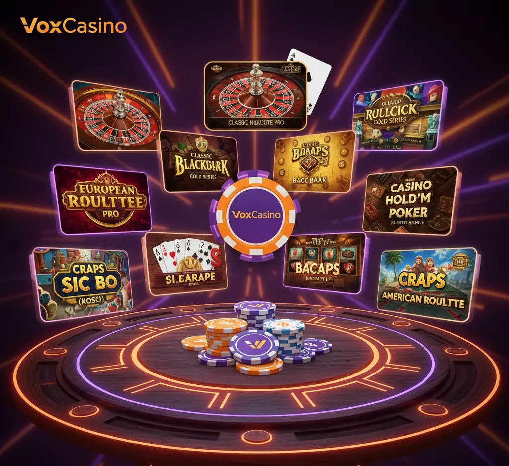 VOX Casino Klasyka Kasyna